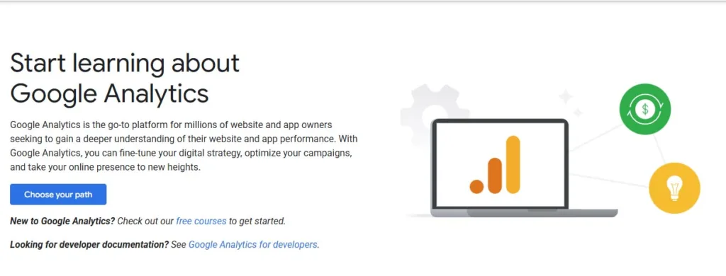google-analytics-ai-tools-digital-marketing Google Analytics dashboard used as ai tools for digital marketing.