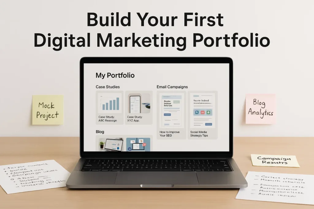 build-digital-marketing-portfolio Build your digital marketing portfolio to land a job with no experience.