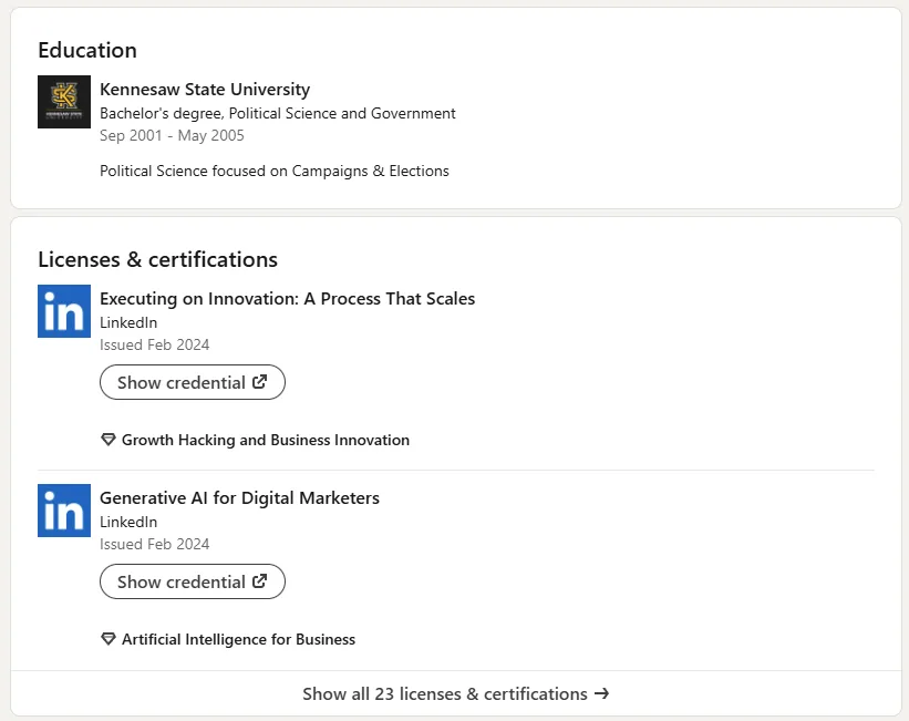 education-certifications-linkedin-marketing Certifications to get a digital marketing job without prior experience.
