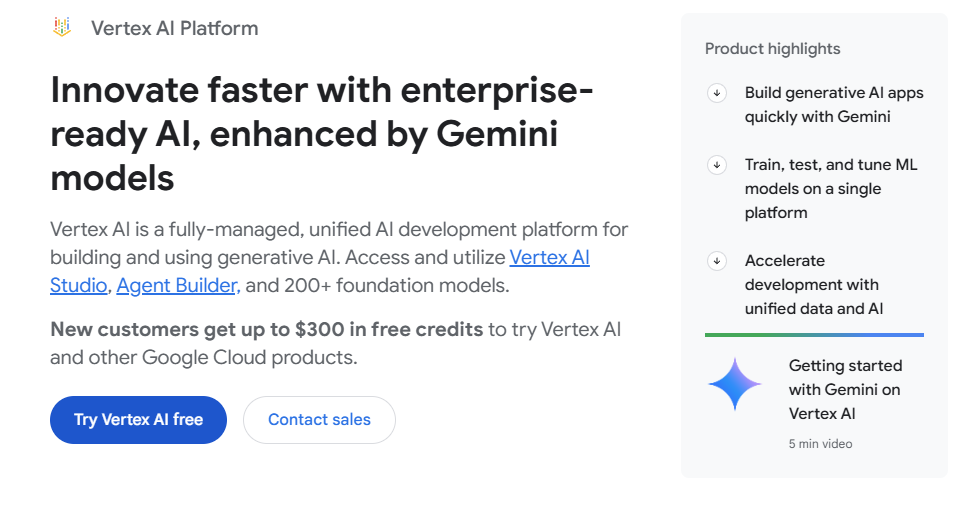 google-cloud-vertex-ai-platform Google Cloud Vertex AI platform for enterprise-ready AI and cloud tools.