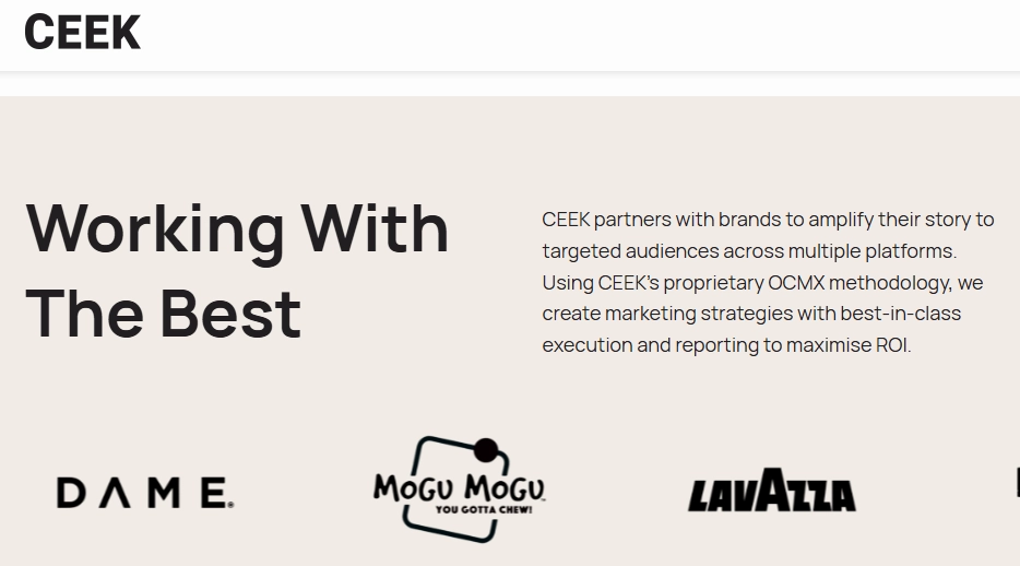 CEEK, an award-winning SEO and digital marketing agency.