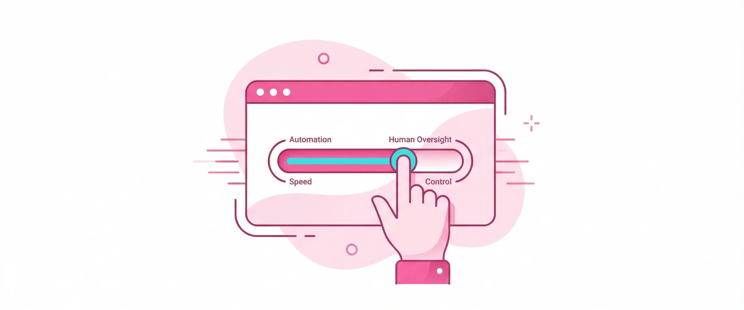 Flat vector design of a human hand adjusting a digital marketing dashboard for optimal efficiency. Flat vector design of a human hand adjusting a digital marketing dashboard for optimal efficiency.
