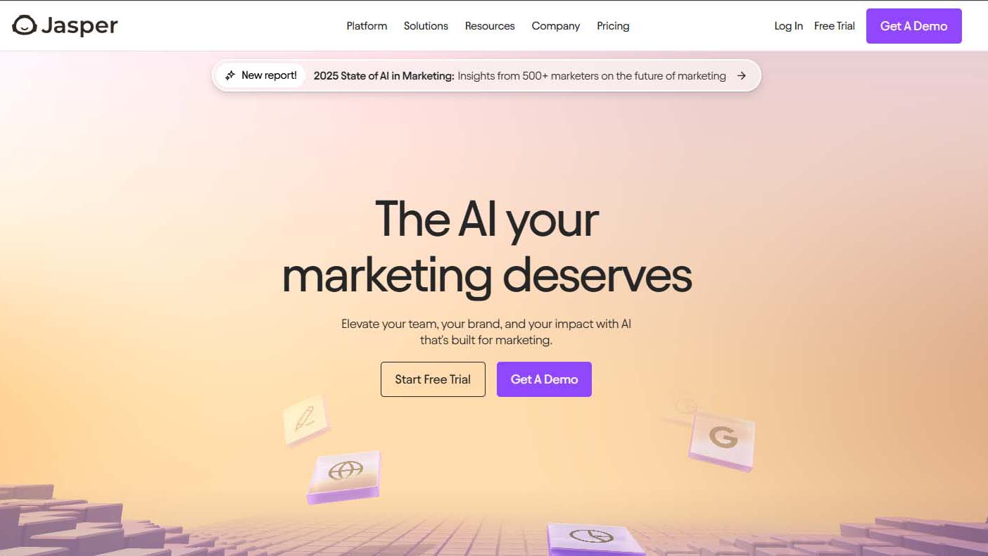 jasper-ai-marketing-platform Jasper AI tool for automated content and business marketing tasks.