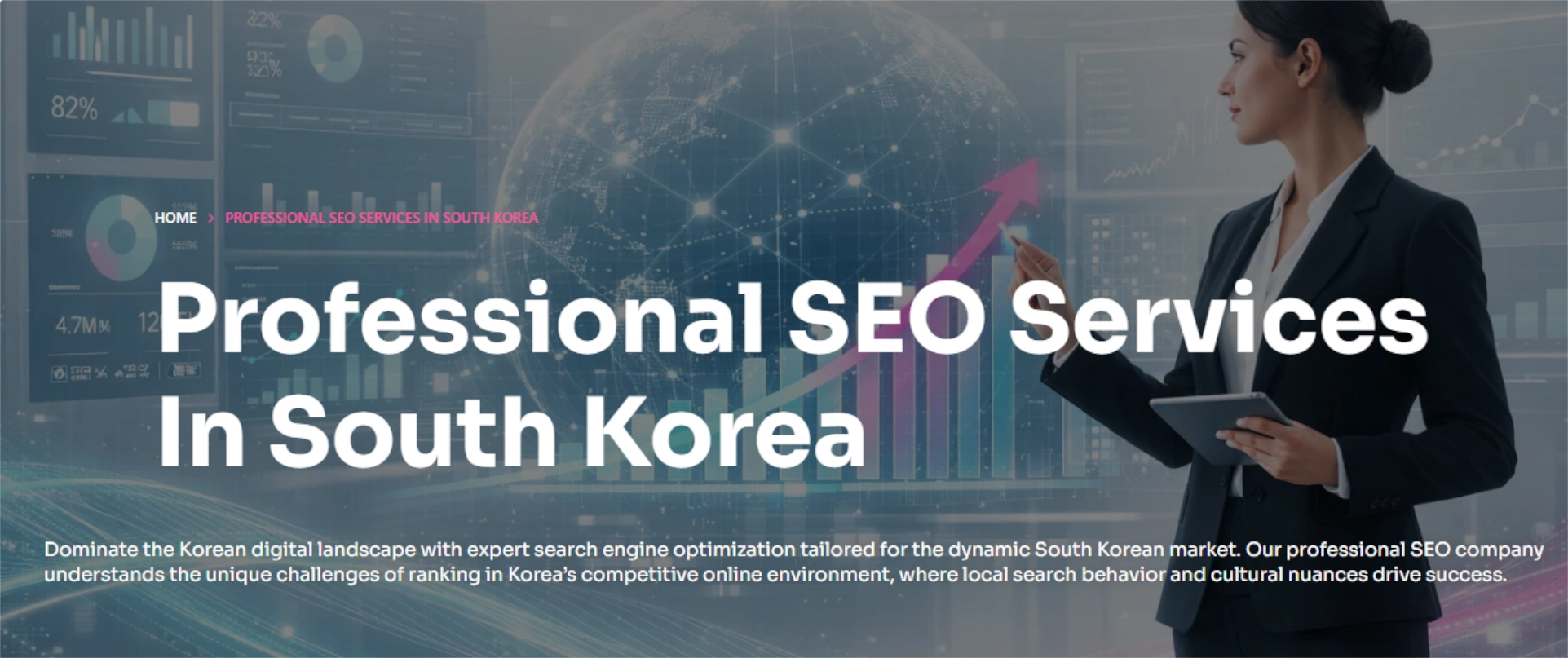 Aiiimpact top rated SEO agency delivering innovative search optimization in the South Korean market.