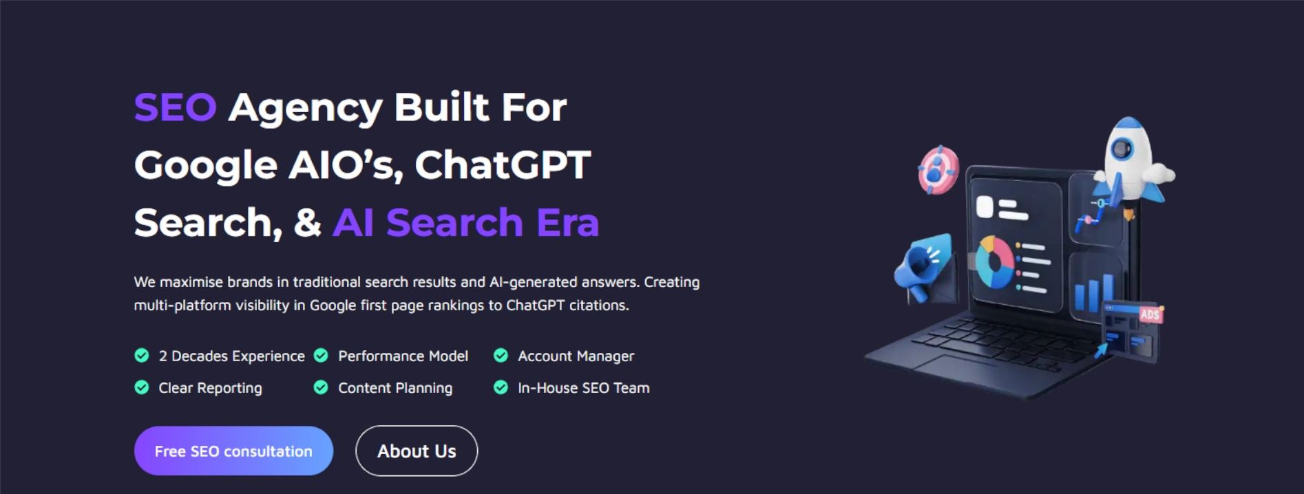 Digital Search Group office providing enterprise-level AI SEO and content marketing services.