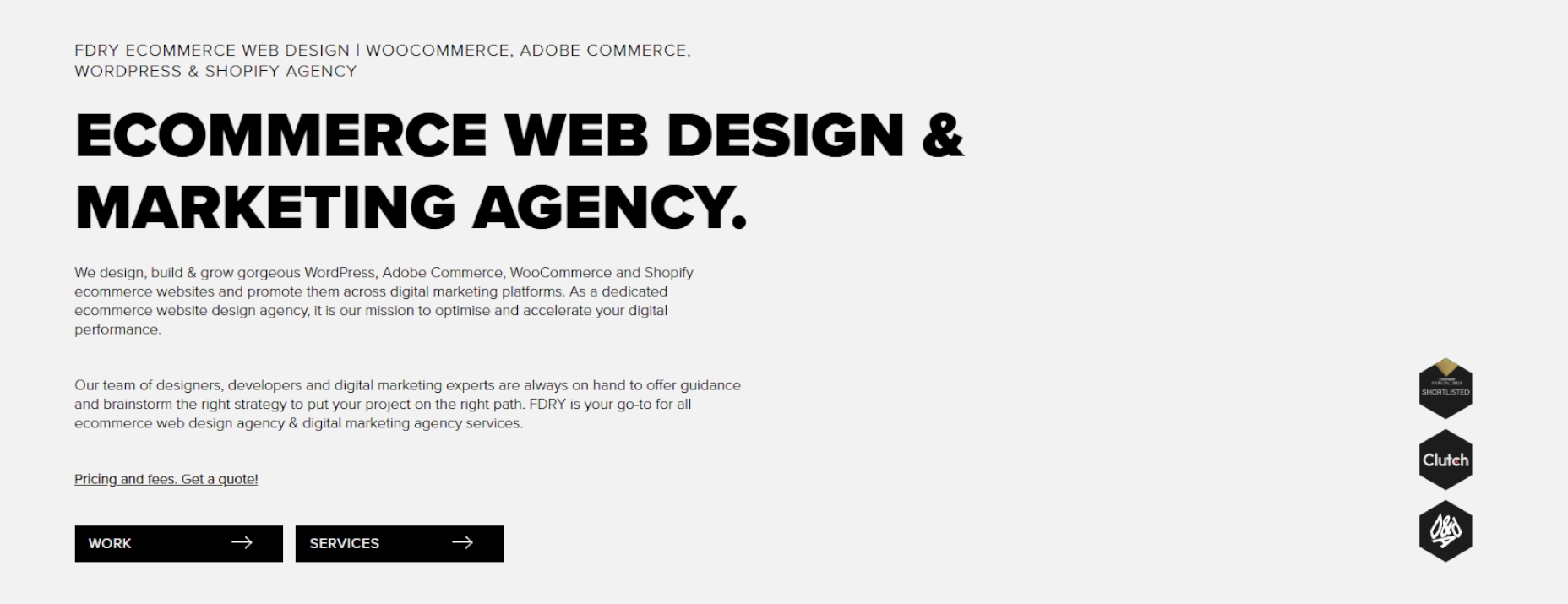 FDRY digital studio specializing in technical SEO and AI integrated web development.