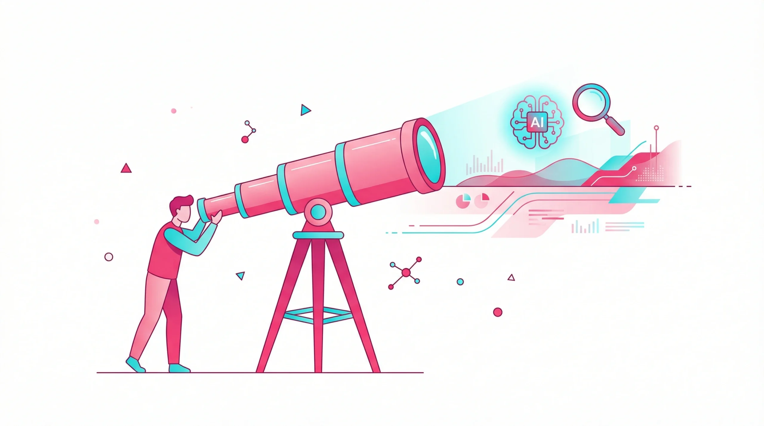 Conceptual illustration of the evolving landscape of SEO and AI-powered search engine rankings.