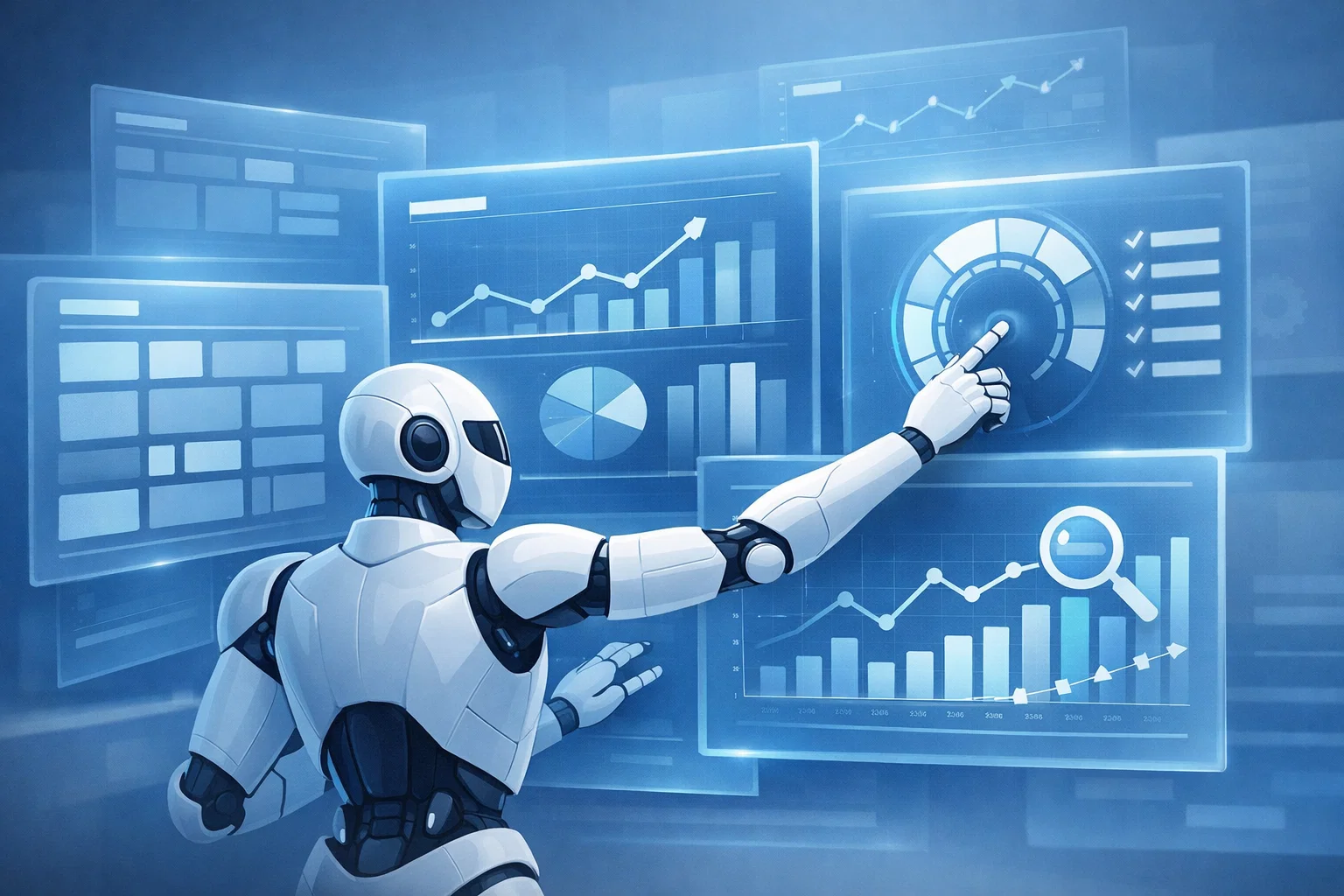 Illustration showing how LLM-powered tools support SEO workflows and optimization. Illustration showing how LLM-powered tools support SEO workflows and optimization.