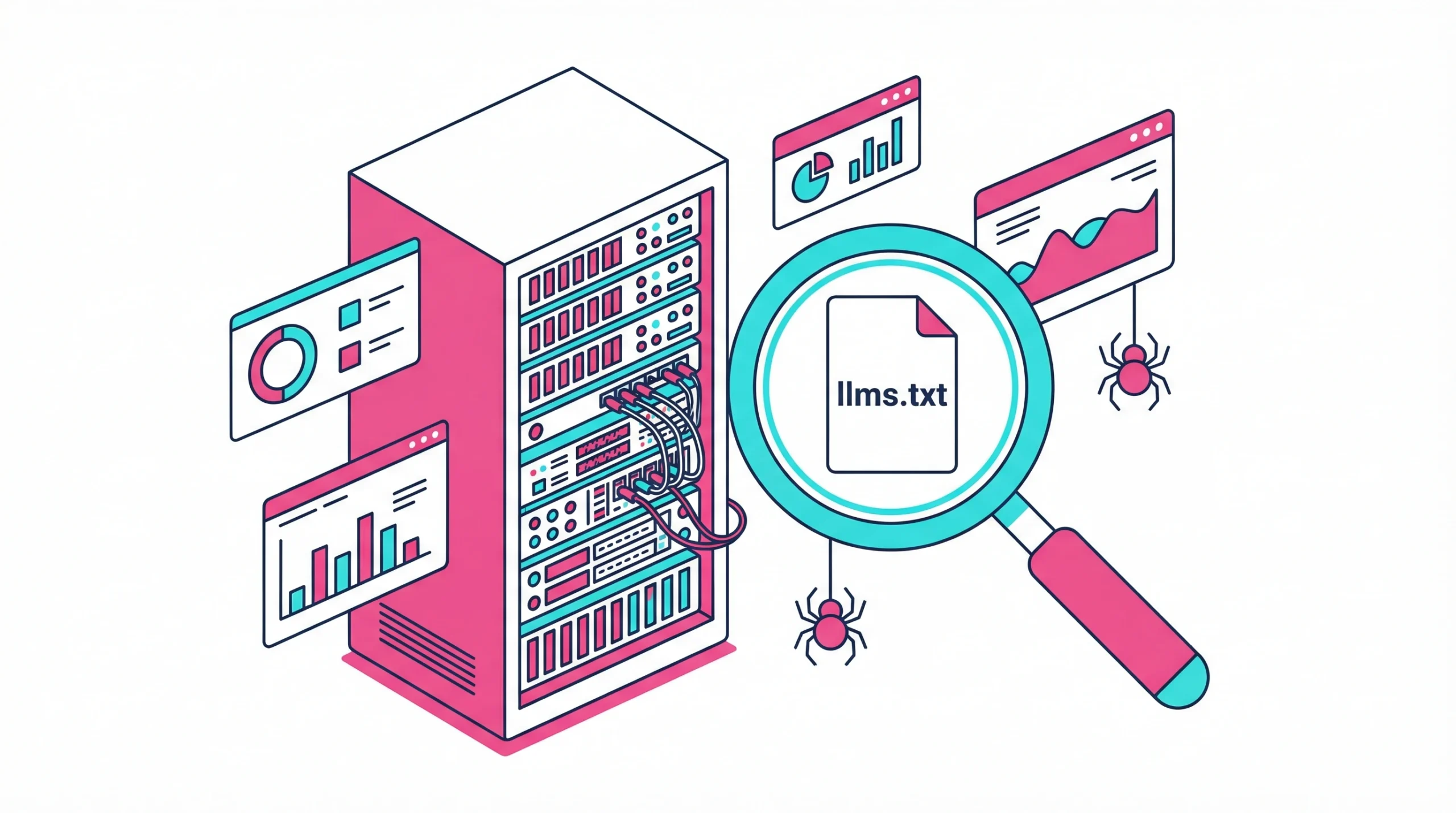 Technical SEO elements including crawlability and file optimization for AI search engine bots.