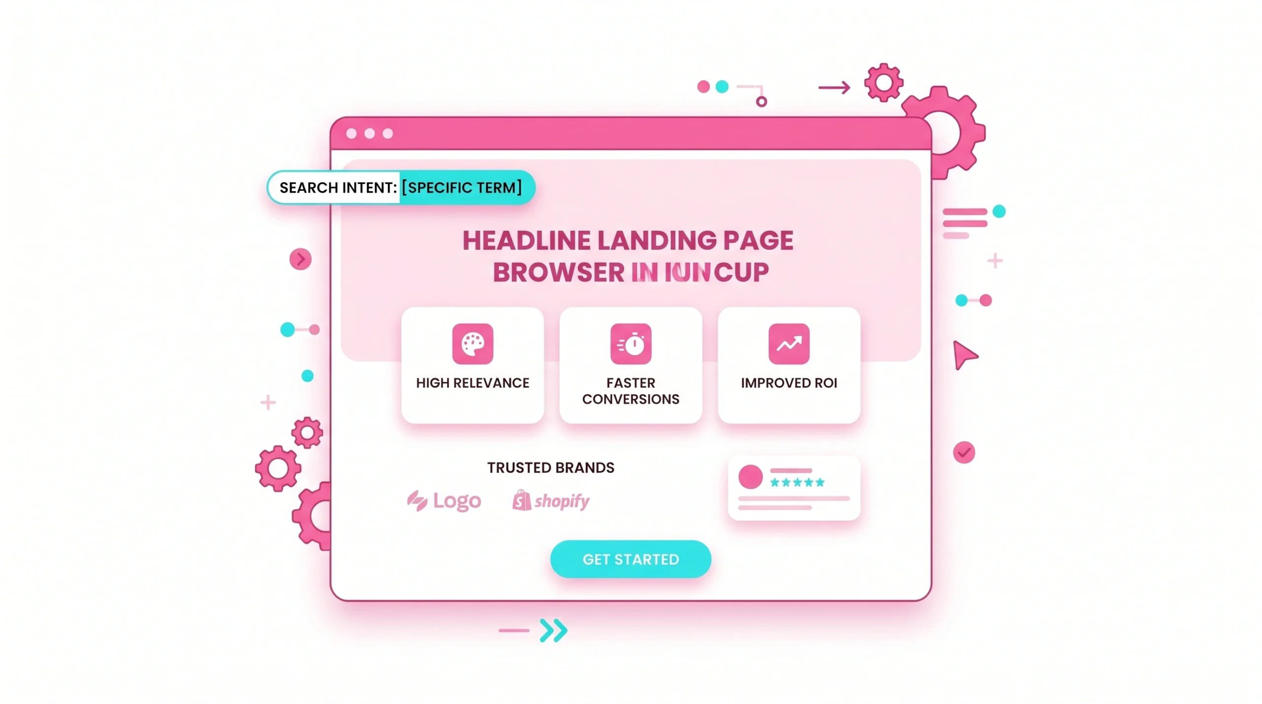 Focused landing page mockup optimized for specific long-tail search intent and conversions. Focused landing page mockup optimized for specific long-tail search intent and conversions.
